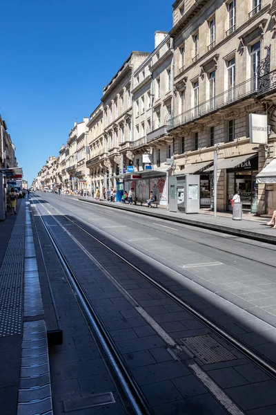 Sokak mimarisi Bordeaux cours de l 'intendance gironde France