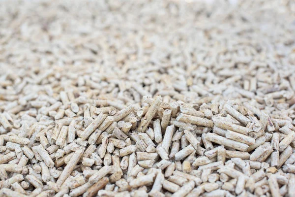 Pilha de pellets de abeto — Fotografia de Stock