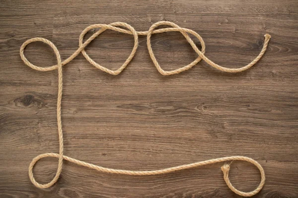 Love in rope — Stock Photo, Image