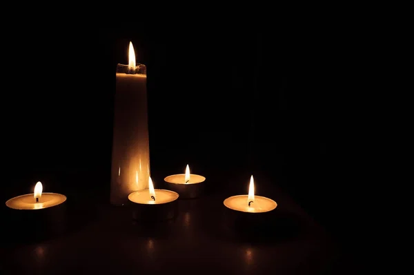 candle light in the dark