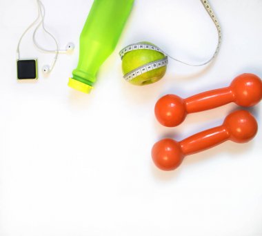 Spor aksesuarları Üstten Görünüm