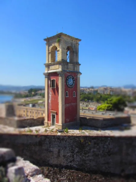 Oude fort van de stad van Corfu, Crete, Griekenland — Stockfoto