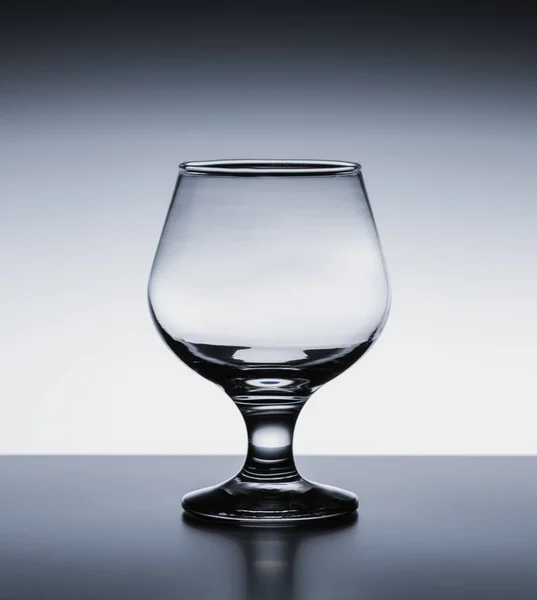 Glass Black Background — Stock Photo, Image