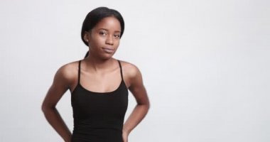 Video poz güzel zenci kız