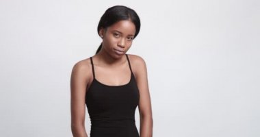 Video poz güzel zenci kız