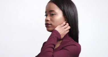 Video poz güzel zenci kız