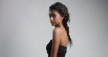 Mükemmel cilt video ile güzel Fas kız