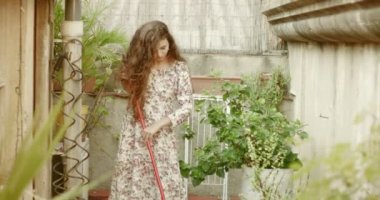 Küçük bir kent bahçe bakımı