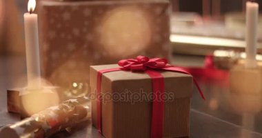 Güzel kutularına Noel hediyeleri