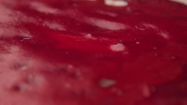 Texture rouge liquide se déplaçant 60 ips — Video