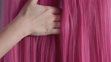 pembe yaratıcı renk saç doku portre