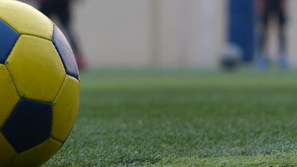 Ambiente Del Campo Entrenamiento Fútbol Para Los Jóvenes Tailandia — Vídeo de stock