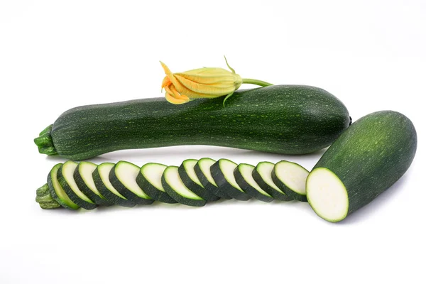 Verse courgette geïsoleerd — Stockfoto