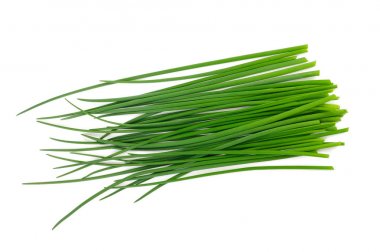 Taze chives bir avuç