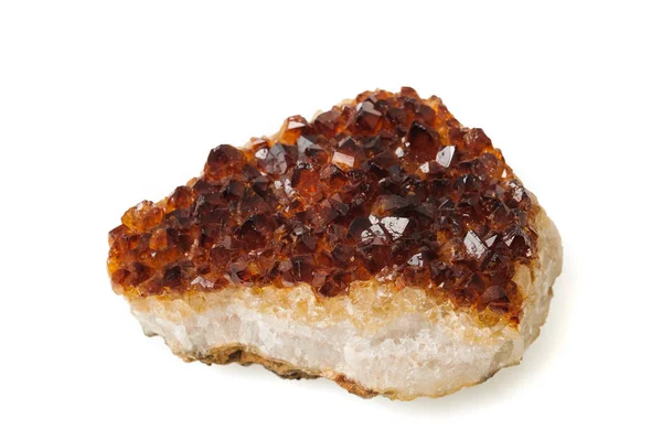 Цитриновый кварцевый камень — стоковое фото