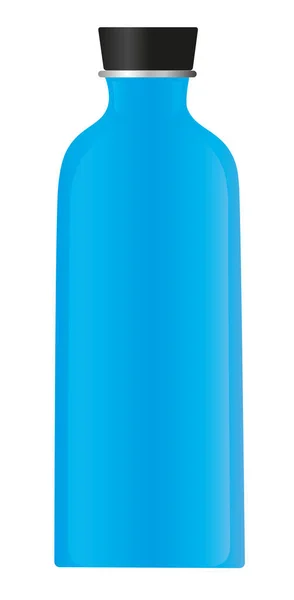 Синій пляшку води — стокове фото