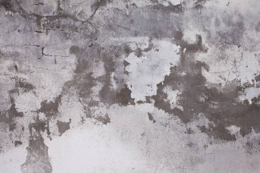 Eski beton duvar çatlaklar. Yaşlı kırık alçı duvar arka plan ve doku tarzı. Çimento üzerinde tasarım