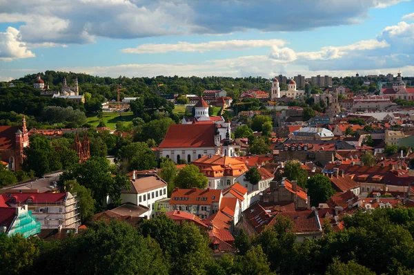 View of Vilnius from Gediminas' Tower — Stock Photo, Image