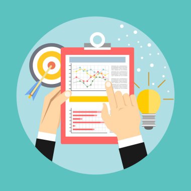 iş analitik grafik raporu. iş yatırım planlaması