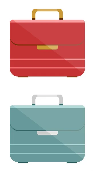 Bolsas Iconos Conjunto Aislado Sobre Fondo Blanco Ilustración Vectorial — Archivo Imágenes Vectoriales