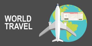 seyahat vektör logo tasarım şablonu.