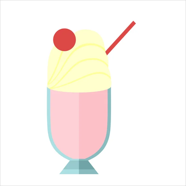 Tasty Dessert Icon Vector Illustration — Stock Vector