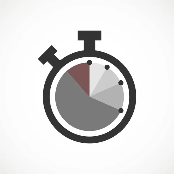 Stopwatch Icono Web Ilustración Vectorial — Archivo Imágenes Vectoriales