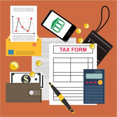 Vergi hesaplama, bütçe hesaplama, muhasebe, evrak kavramı