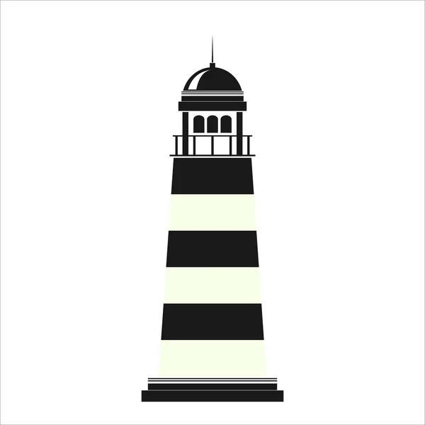 Leuchtturm Ikone Design Vektorillustration — Stockvektor