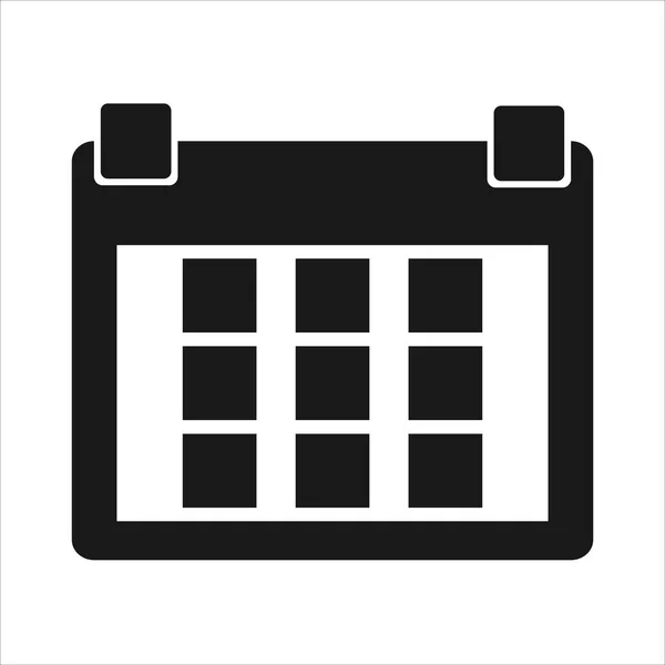 Calendar Web Icon Vector Illustration — Stock Vector