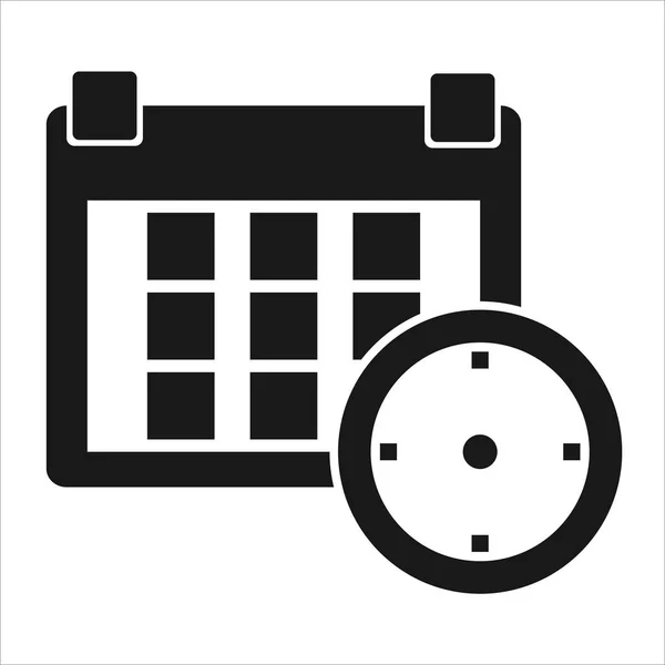 Εικονίδιο Ημερολογίου Web Εικονογράφηση Φορέας — Διανυσματικό Αρχείο