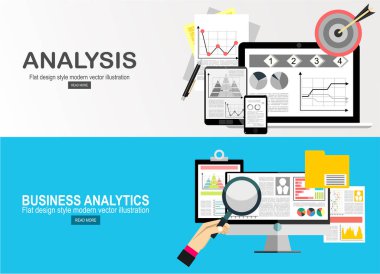 iş konsepti fikri basitçe vektör illüstrasyonu