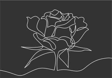 çiçek sadece vektör illüstrasyon