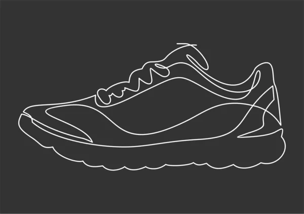 Schuhe Einfach Vektorillustration — Stockvektor