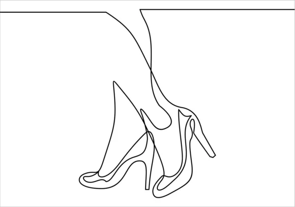 Zapatos Simplemente Vector Ilustración — Archivo Imágenes Vectoriales