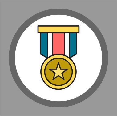 Ödül basitçe vektör illüstrasyonu