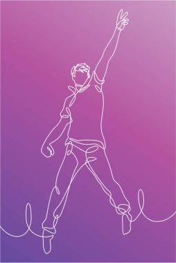 Erkek vektör illüstrasyonu