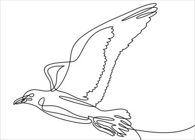 kuş sadece vektör illüstrasyon
