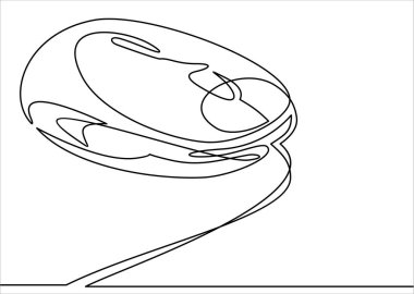 in one thin line concept simply vector illustration