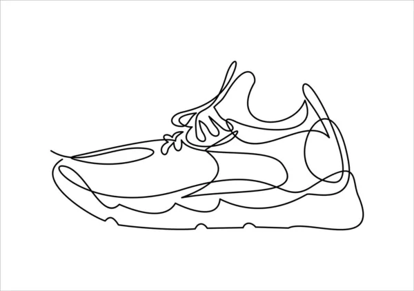 Zapatos Simplemente Vector Ilustración — Archivo Imágenes Vectoriales