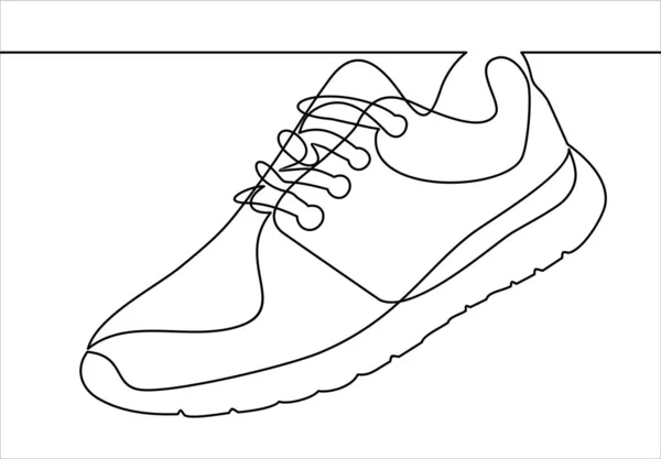 Zapatos Simplemente Vector Ilustración — Archivo Imágenes Vectoriales