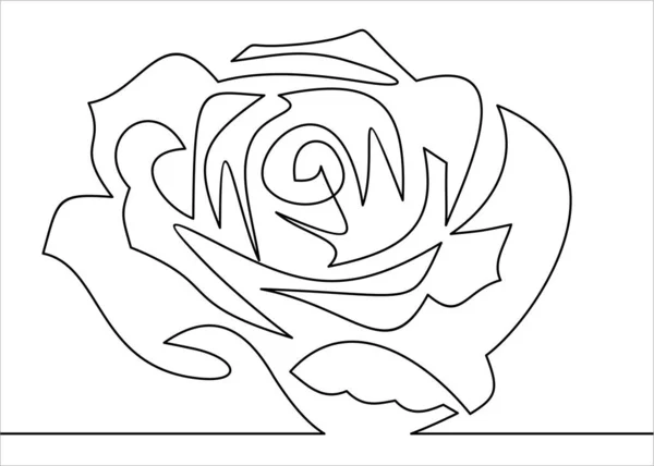 Blume Einfach Vektorillustration — Stockvektor