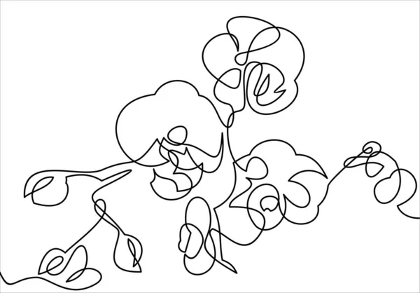 Квітка Просто Векторна Ілюстрація — стоковий вектор