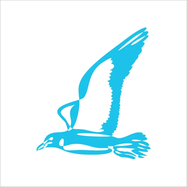 Птах Просто Векторна Ілюстрація — стоковий вектор