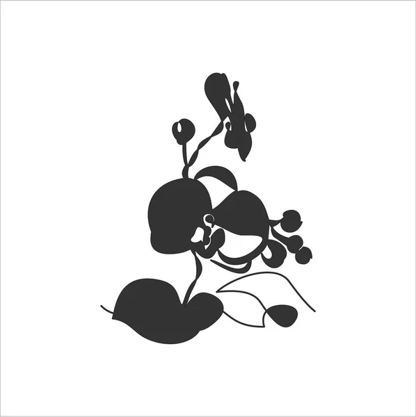 Blume Einfach Vektorillustration — Stockvektor