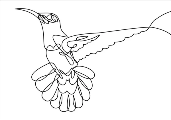 Pássaro Simplesmente Ilustração Vetorial — Vetor de Stock