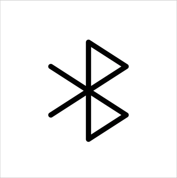 Bluetooth Simplemente Vector Concepto Ilustración — Vector de stock