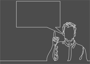 Erkek vektör illüstrasyonu