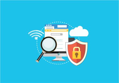 iş konsepti fikri basitçe vektör illüstrasyonu