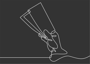 iş konsepti fikri basitçe vektör illüstrasyonu